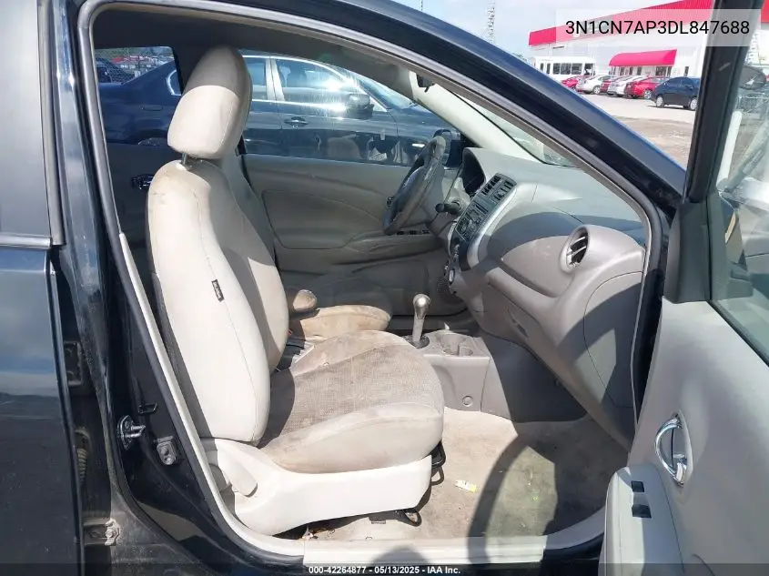 2013 Nissan Versa 1.6 Sv VIN: 3N1CN7AP3DL847688 Lot: 42264877
