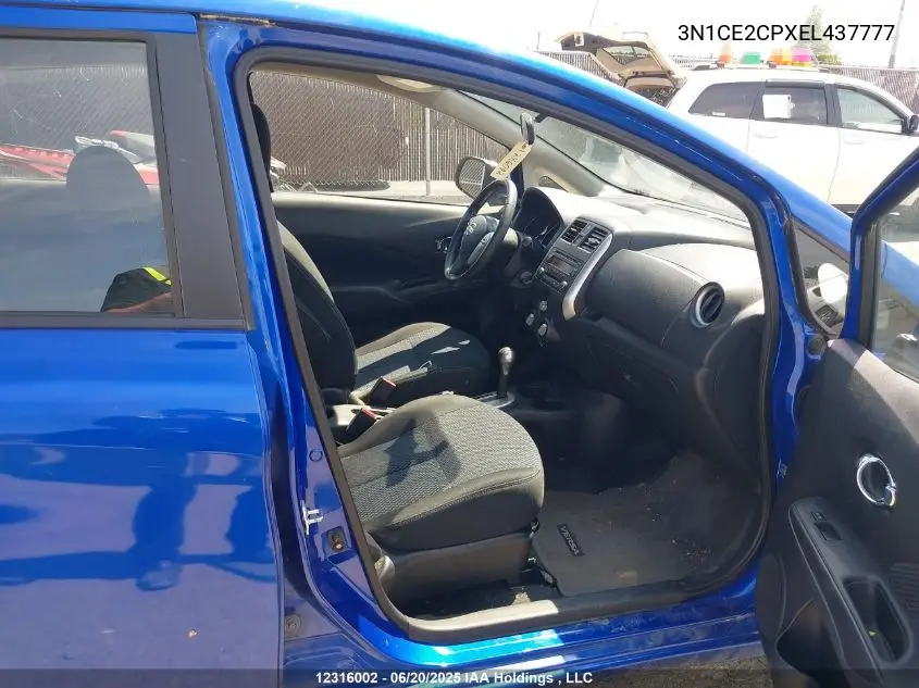 2014 Nissan Versa Note S/S Plus/Sv/Sl VIN: 3N1CE2CPXEL437777 Lot: 12316002