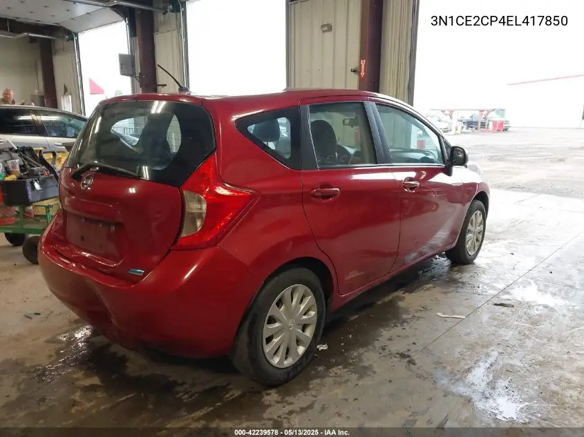 2014 Nissan Versa Note S (Sr) VIN: 3N1CE2CP4EL417850 Lot: 42239578