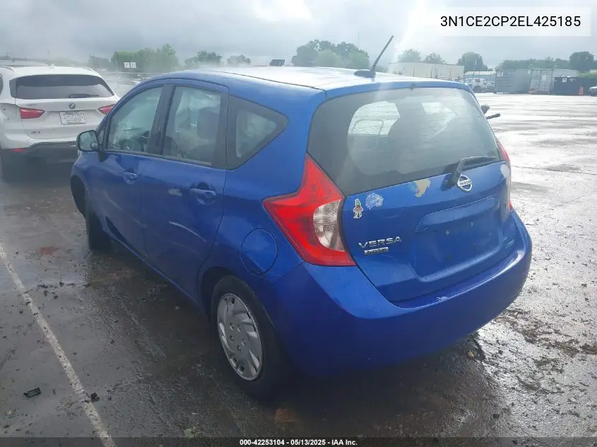 2014 Nissan Versa Note S (Sr)/S Plus/Sv VIN: 3N1CE2CP2EL425185 Lot: 42253104