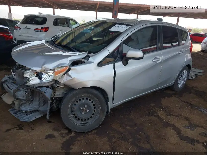 2014 Nissan Versa Note Sv VIN: 3N1CE2CP1EL376741 Lot: 42642777