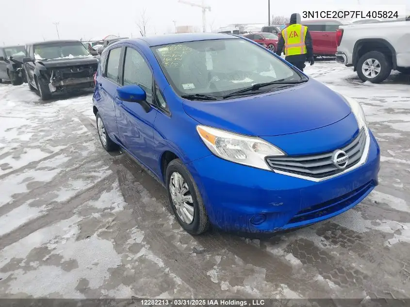 2015 Nissan Versa Note S/S Plus/Sv/Sl/Sr VIN: 3N1CE2CP7FL405824 Lot: 12282213