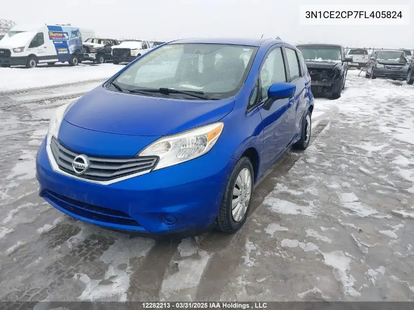 2015 Nissan Versa Note S/S Plus/Sv/Sl/Sr VIN: 3N1CE2CP7FL405824 Lot: 12282213