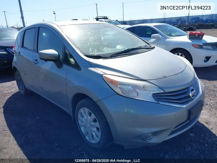 2015 Nissan Versa VIN: 3N1CE2CP1FL394223 Lot: 12300875