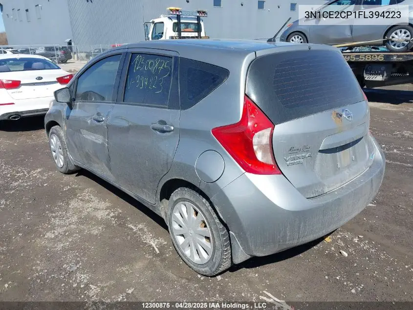 2015 Nissan Versa VIN: 3N1CE2CP1FL394223 Lot: 12300875