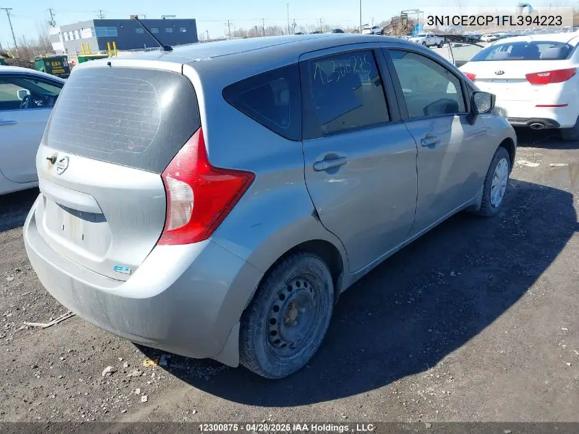 2015 Nissan Versa VIN: 3N1CE2CP1FL394223 Lot: 12300875