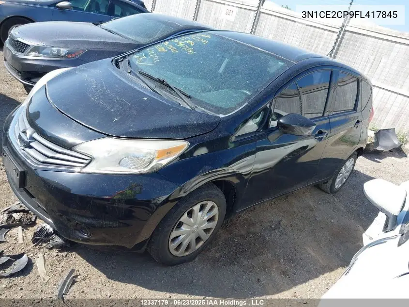 2015 Nissan Versa Note S/S Plus/Sv/Sl/Sr VIN: 3N1CE2CP9FL417845 Lot: 12337179