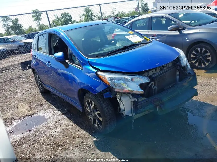 2015 Nissan Versa Note Sr VIN: 3N1CE2CP2FL355396 Lot: 42634777