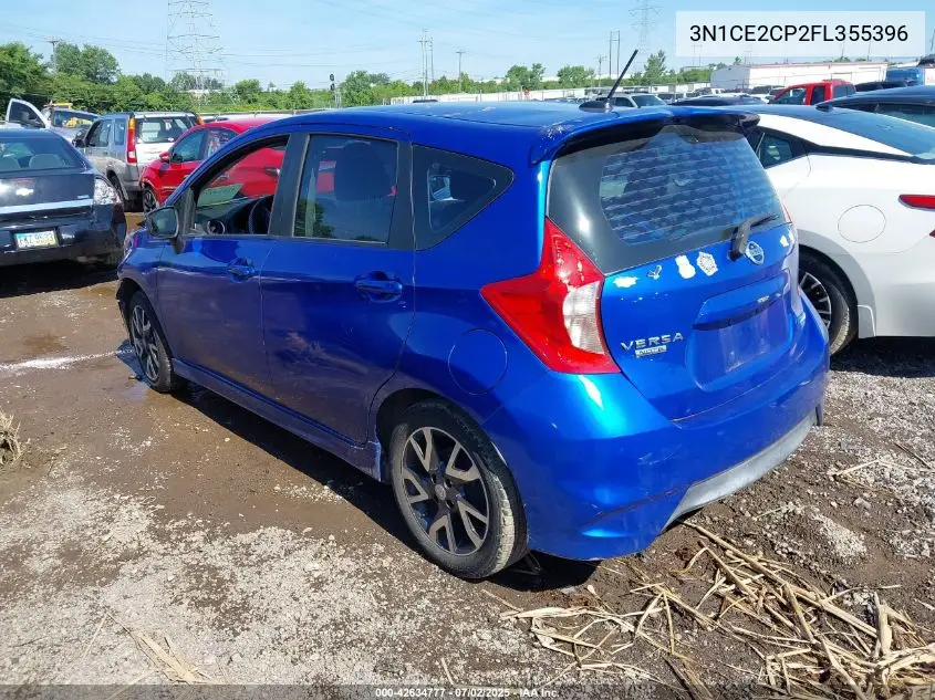 2015 Nissan Versa Note Sr VIN: 3N1CE2CP2FL355396 Lot: 42634777