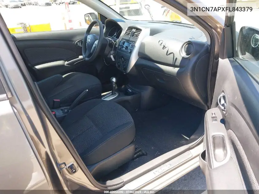 2015 Nissan Versa 1.6 Sv VIN: 3N1CN7APXFL843379 Lot: 42654390
