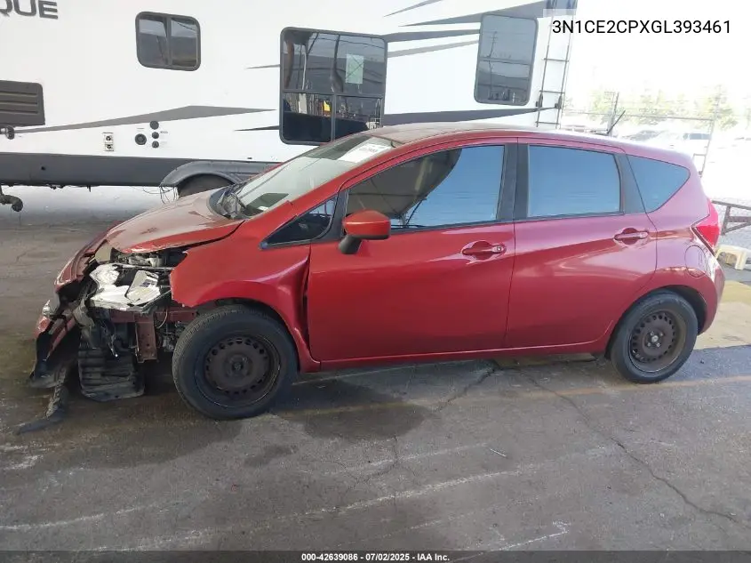 2016 Nissan Versa Note S (Sr)/S Plus/Sl/Sr/Sv VIN: 3N1CE2CPXGL393461 Lot: 42639086