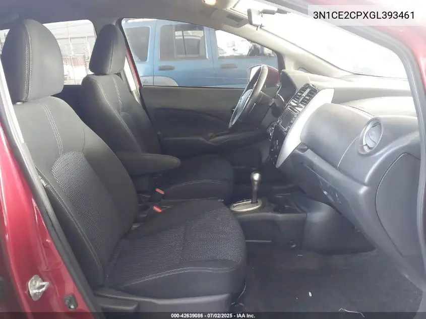 2016 Nissan Versa Note S (Sr)/S Plus/Sl/Sr/Sv VIN: 3N1CE2CPXGL393461 Lot: 42639086