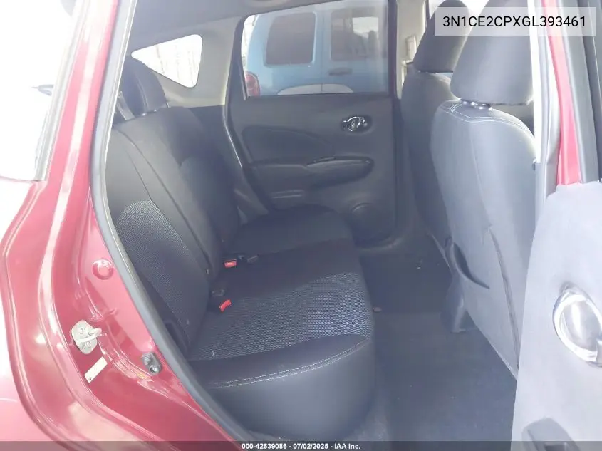 2016 Nissan Versa Note S (Sr)/S Plus/Sl/Sr/Sv VIN: 3N1CE2CPXGL393461 Lot: 42639086
