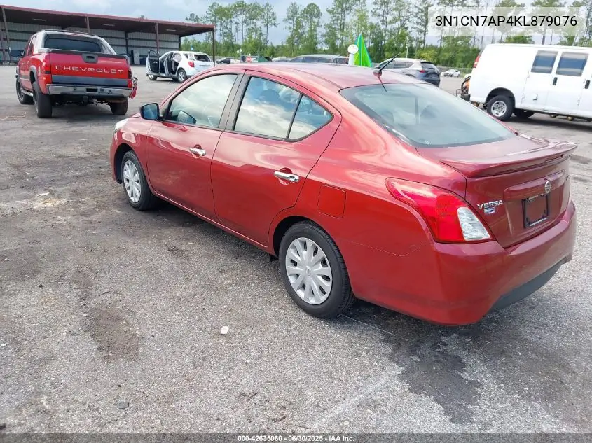 3n1cn7ap4kl879076 3N1CN7AP4KL879076 2019 Nissan Versa 1.6 Sv