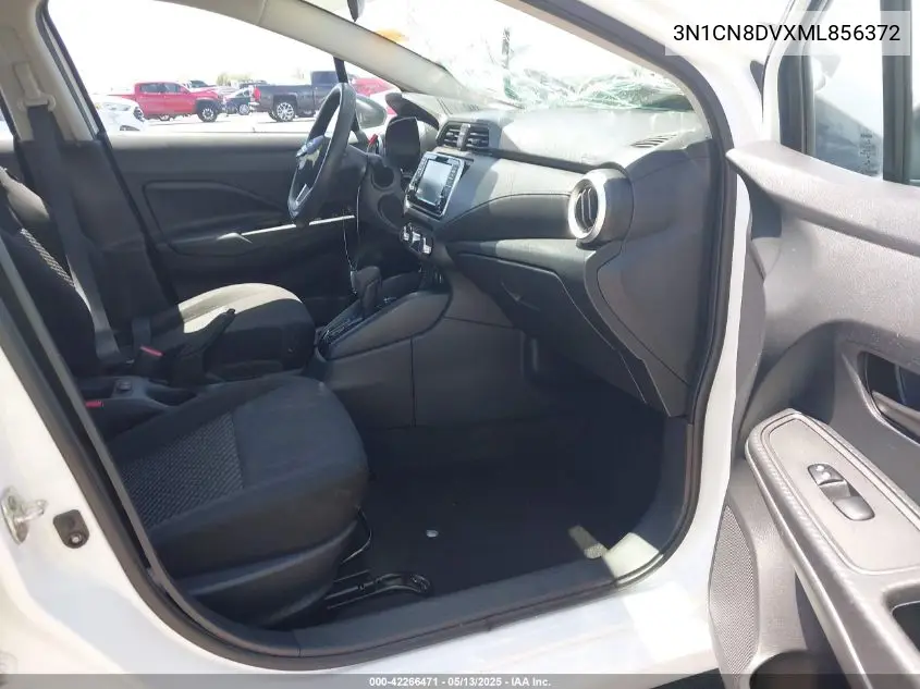 2021 Nissan Versa S Xtronic Cvt VIN: 3N1CN8DVXML856372 Lot: 42266471
