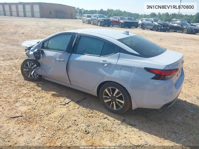 2024 Nissan Versa 1.6 Sv VIN: 3N1CN8EV1RL870800 Lot: 42626788