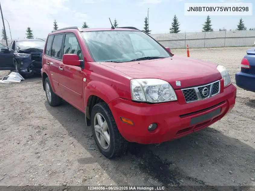 2005 Nissan X-Trail Le/Se/Xe VIN: JN8BT08V75W108298 Lot: 12345056