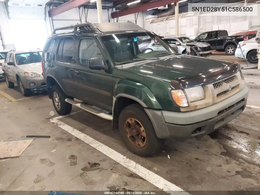 2001 Nissan Xterra Xe VIN: 5N1ED28Y51C586500 Lot: 42144180