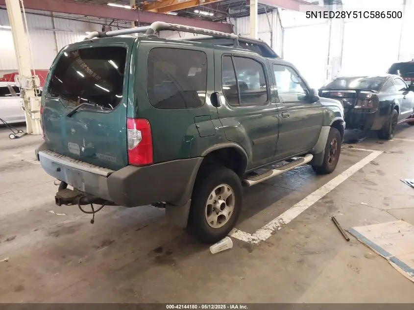 2001 Nissan Xterra Xe VIN: 5N1ED28Y51C586500 Lot: 42144180