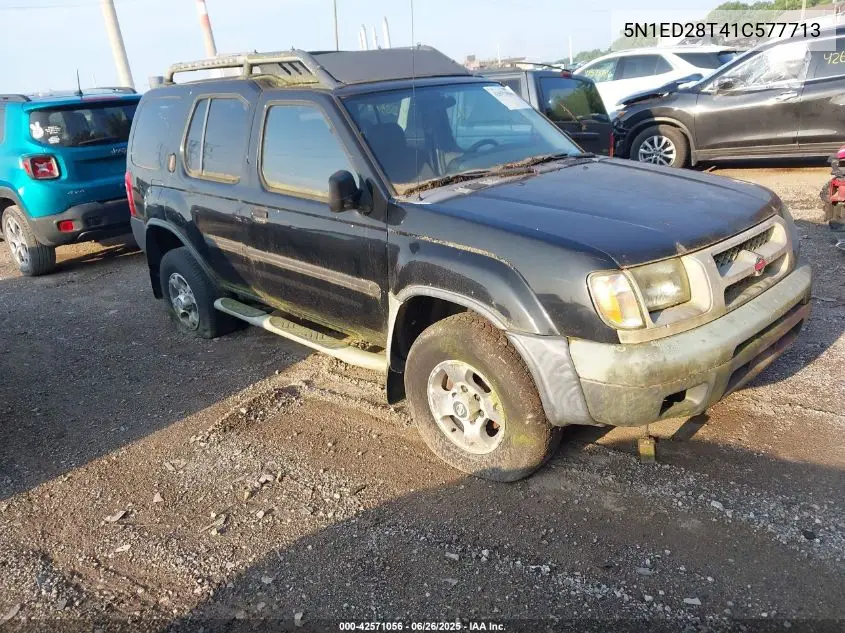2001 Nissan Xterra Xe-V6 VIN: 5N1ED28T41C577713 Lot: 42571056