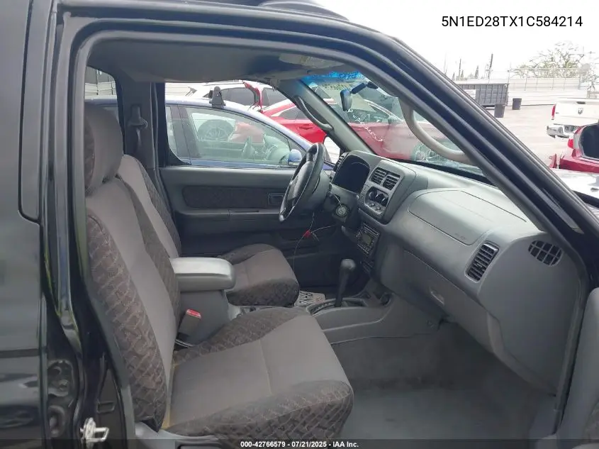 2001 Nissan Xterra Xe-V6 VIN: 5N1ED28TX1C584214 Lot: 42766579