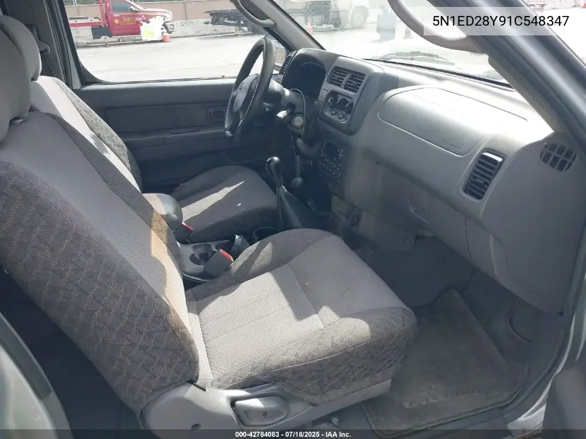 2001 Nissan Xterra Xe VIN: 5N1ED28Y91C548347 Lot: 42784083