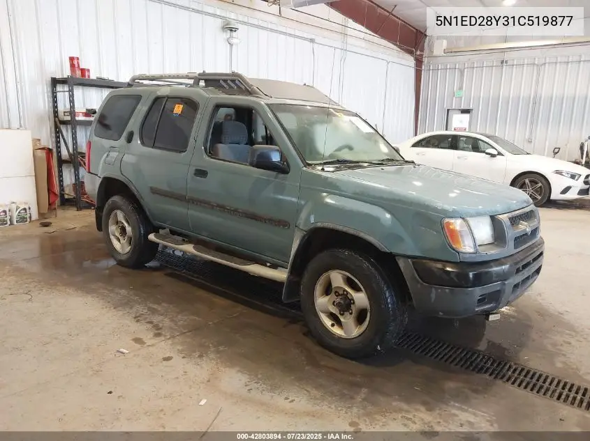 2001 Nissan Xterra Se VIN: 5N1ED28Y31C519877 Lot: 42803894