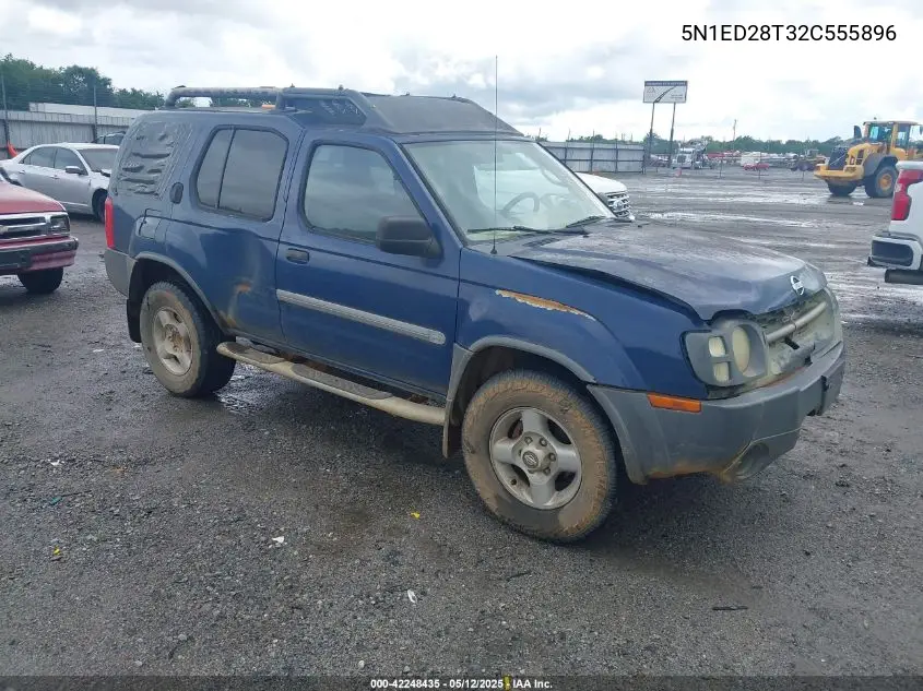 2002 Nissan Xterra Xe VIN: 5N1ED28T32C555896 Lot: 42248435