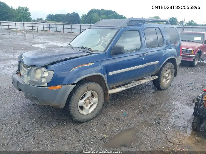 2002 Nissan Xterra Xe VIN: 5N1ED28T32C555896 Lot: 42248435