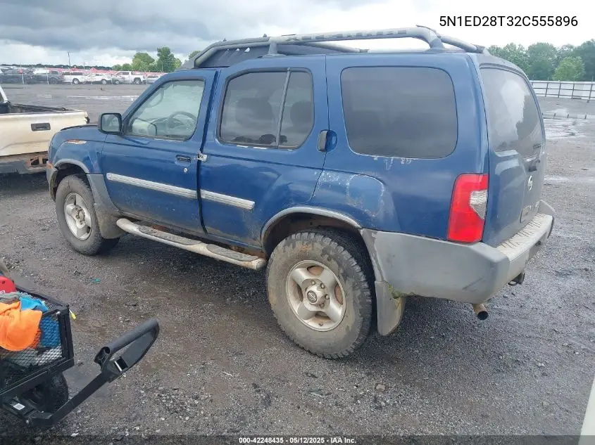 2002 Nissan Xterra Xe VIN: 5N1ED28T32C555896 Lot: 42248435