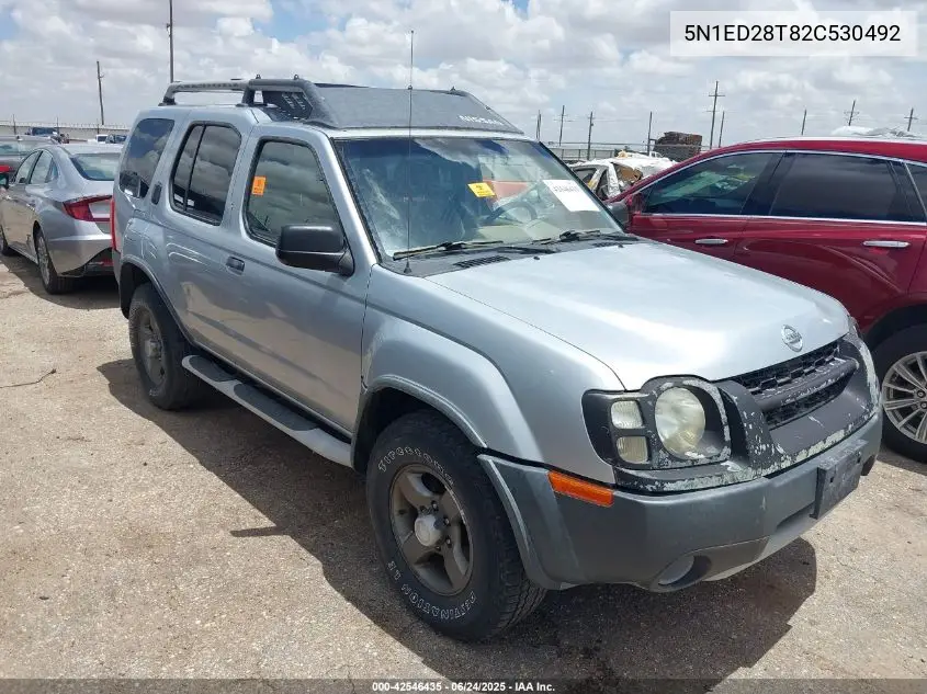 2002 Nissan Xterra Xe VIN: 5N1ED28T82C530492 Lot: 42546435