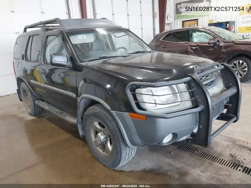 2002 Nissan Xterra Se VIN: 5N1ED28TX2C571254 Lot: 42583347