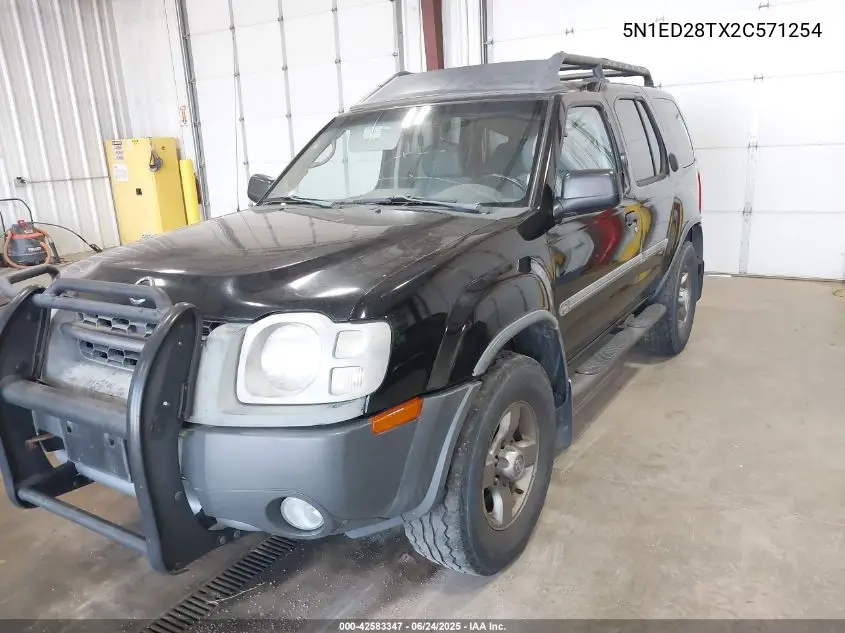 2002 Nissan Xterra Se VIN: 5N1ED28TX2C571254 Lot: 42583347