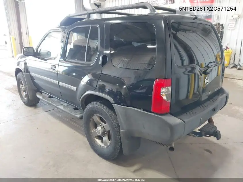 2002 Nissan Xterra Se VIN: 5N1ED28TX2C571254 Lot: 42583347