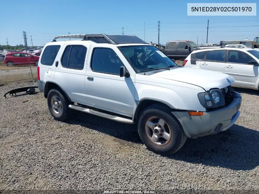 2002 Nissan Xterra Xe VIN: 5N1ED28Y02C501970 Lot: 42777164