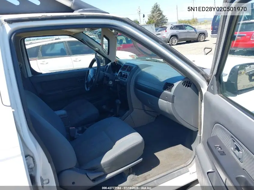 2002 Nissan Xterra Xe VIN: 5N1ED28Y02C501970 Lot: 42777164