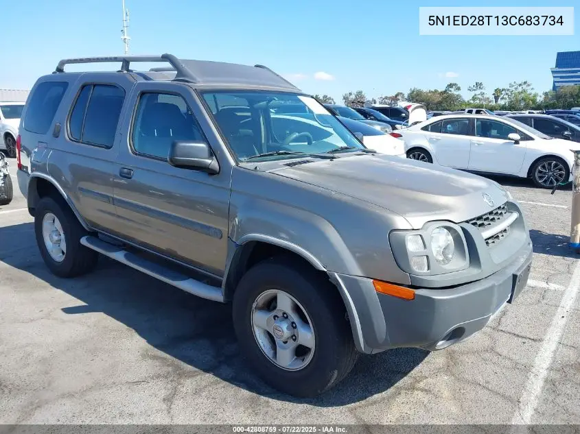 2003 Nissan Xterra Xe VIN: 5N1ED28T13C683734 Lot: 42808759