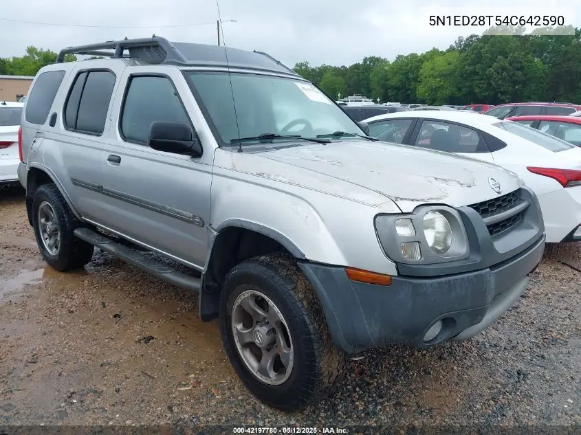 2004 Nissan Xterra Se VIN: 5N1ED28T54C642590 Lot: 42197780