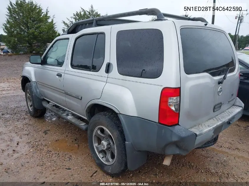 2004 Nissan Xterra Se VIN: 5N1ED28T54C642590 Lot: 42197780