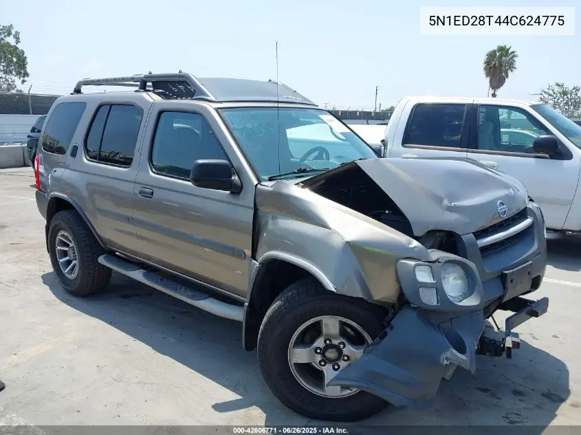 2004 Nissan Xterra Xe VIN: 5N1ED28T44C624775 Lot: 42606771