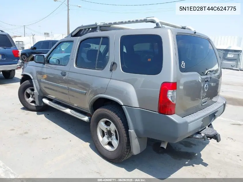 2004 Nissan Xterra Xe VIN: 5N1ED28T44C624775 Lot: 42606771