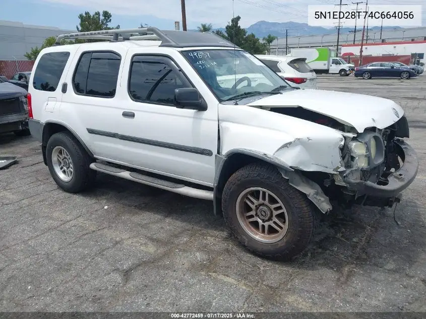 2004 Nissan Xterra Xe VIN: 5N1ED28T74C664056 Lot: 42772459