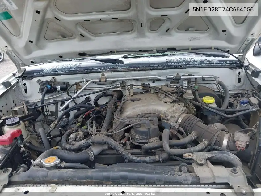 2004 Nissan Xterra Xe VIN: 5N1ED28T74C664056 Lot: 42772459