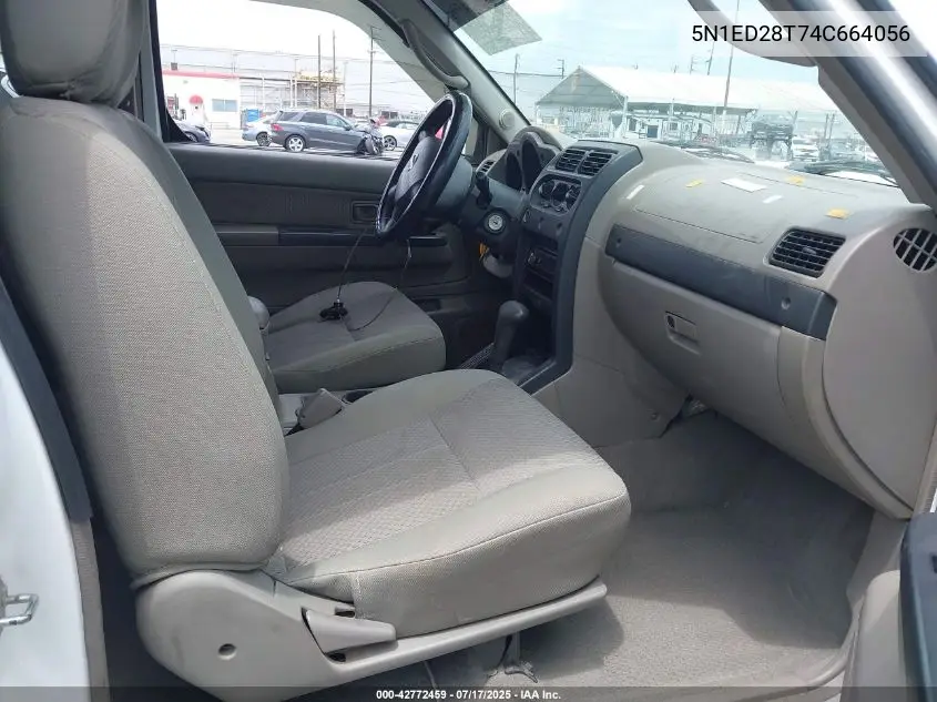 2004 Nissan Xterra Xe VIN: 5N1ED28T74C664056 Lot: 42772459