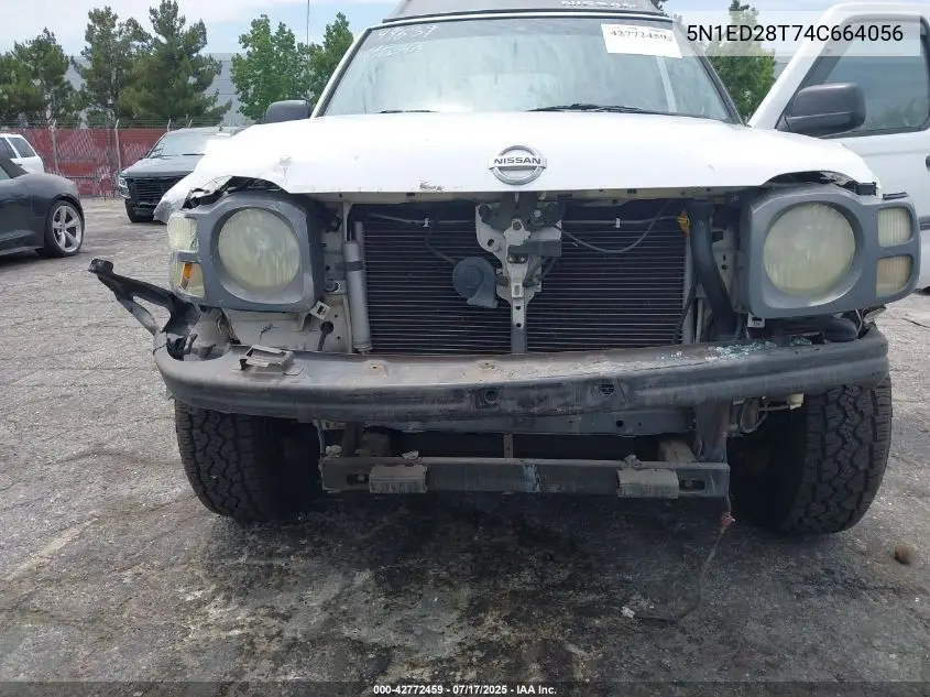 2004 Nissan Xterra Xe VIN: 5N1ED28T74C664056 Lot: 42772459
