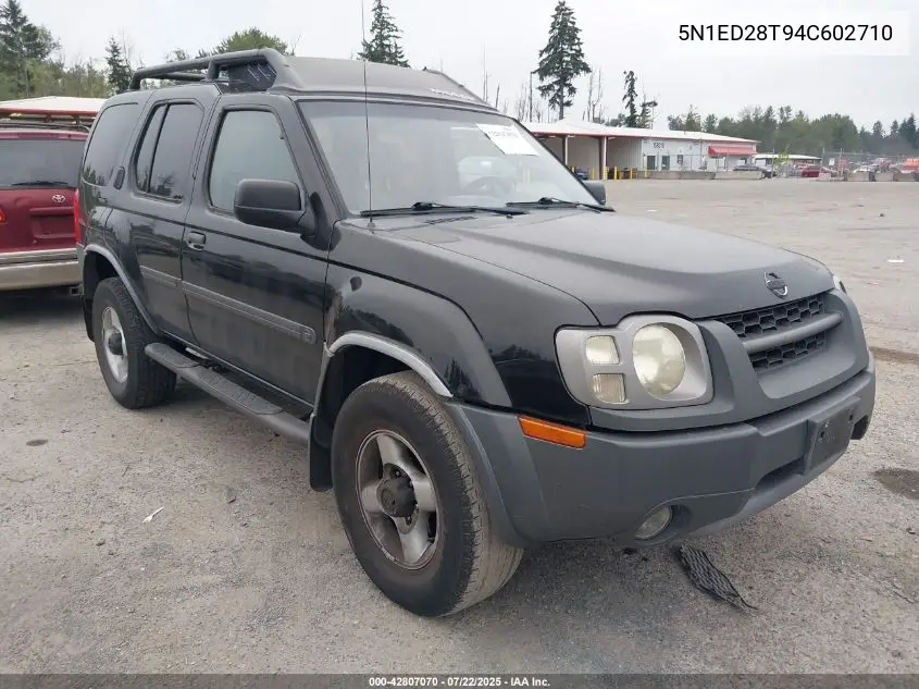 2004 Nissan Xterra Se VIN: 5N1ED28T94C602710 Lot: 42807070
