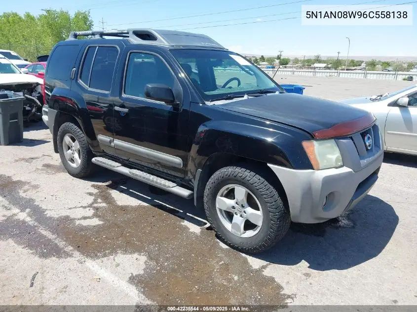 2006 Nissan Xterra Se VIN: 5N1AN08W96C558138 Lot: 42235544