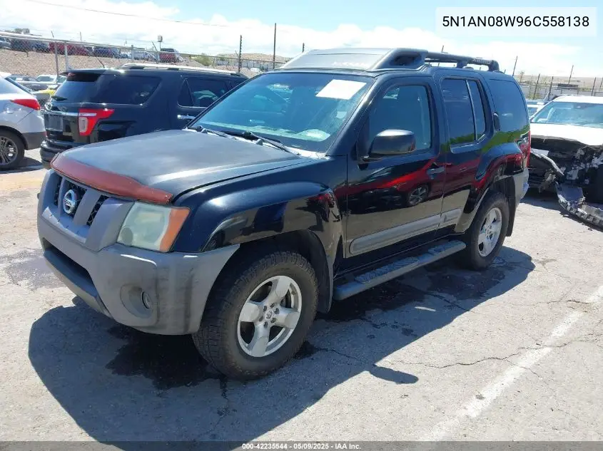 2006 Nissan Xterra Se VIN: 5N1AN08W96C558138 Lot: 42235544