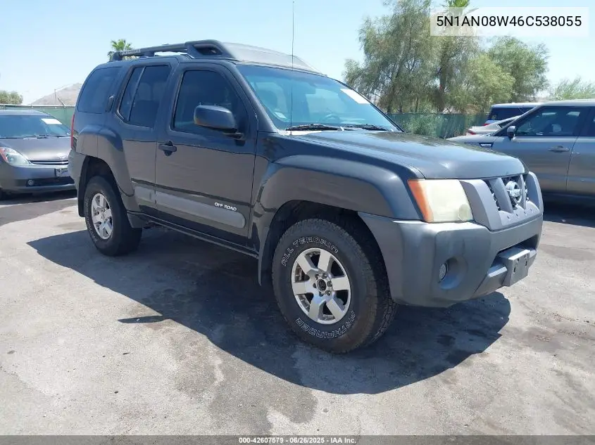 2006 Nissan Xterra Off Road VIN: 5N1AN08W46C538055 Lot: 42607579