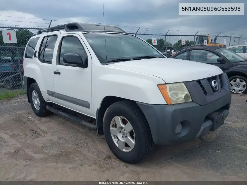 2006 Nissan Xterra S VIN: 5N1AN08U96C553598 Lot: 42777423